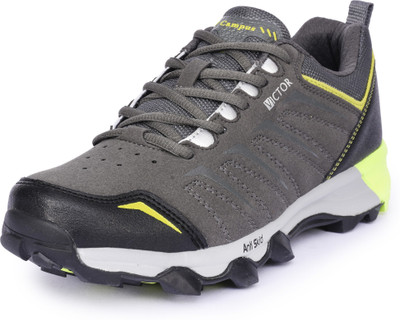 

Campus VICTOR Running Shoes For Men(Multicolor, Gry-blk-pgrn