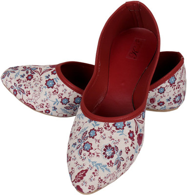 

Koshi Trendy Fabric Bellies Bellies For Women(Multicolor, White