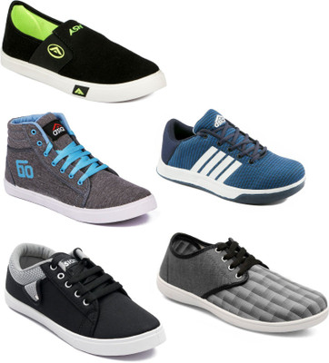 

Asian Men Casual & Running Shoes Combo Pack of 5 Casuals For Men(Multicolor