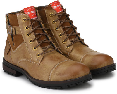 

Alex Martin High Top Boots For Men(Tan, Brown