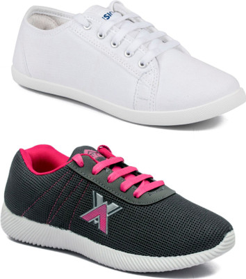 

Asian Women Casual & Running Shoes Combo Pack of 2 Sneakers For Women(Multicolor