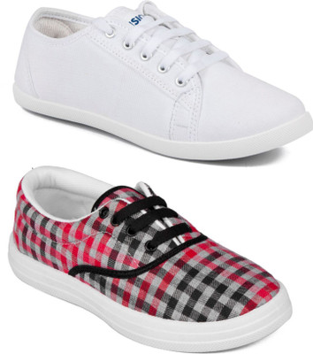

Asian Women Casual & Running Shoes Combo Pack of 2 Sneakers For Women(Multicolor