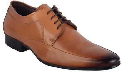 

COSTOSO ITALIANO Tan Leather Formal Derby Shoes For Men | Multipurpose Corporate, Office, Casual, College, Wedding & Party Men's Wear | Handmade | Premium Genuine Pure Leather | Stylish, Trending, Cool & Fashionable | Latest Italian Design | Reliable & Du