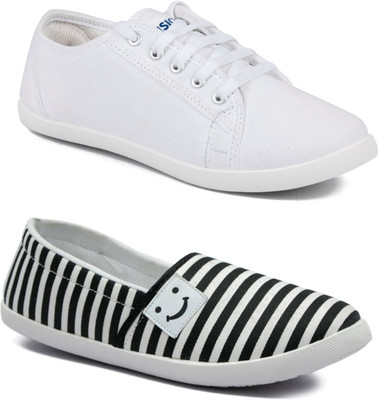 

Asian Women Casual & Running Shoes Combo Pack of 2 Sneakers For Women(Multicolor
