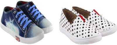 

BELLA TOES Combo of 2 casual shoes Sneakers For Women(Multicolor