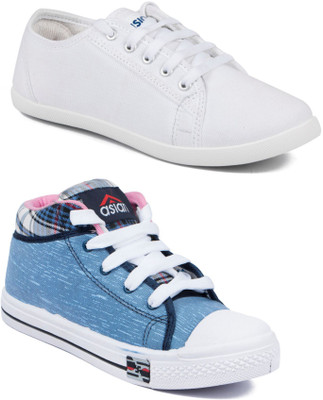 

Asian Women Casual & Running Shoes Combo Pack of 2 For Women(Multicolor