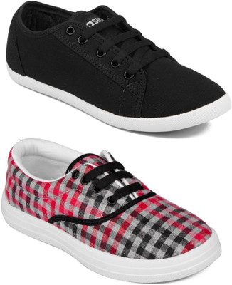 

Asian Women Casual & Running Shoes Combo Pack of 2 Sneakers For Women(Multicolor