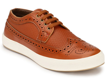 

Mactree Embossed Sneakers For Men(Tan