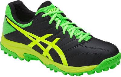 

Asics GEL-LETHAL MP 7 Hockey Shoes For Men(Multicolor, Black/green gecko/safety yellow