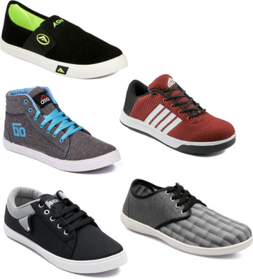 

Asian Men Casual & Running Shoes Combo Pack of 5 Casuals For Men(Multicolor