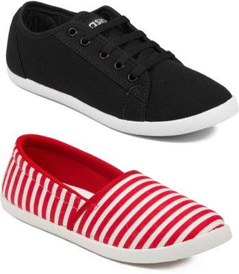 

Asian Women Casual & Running Shoes Combo Pack of 2 Casuals For Women(Multicolor