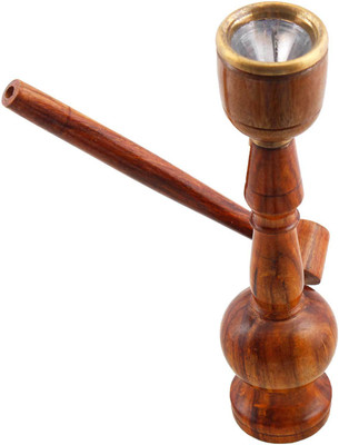 

Halowishes Decorative Showpiece - 15 cm(Wooden, Brown)