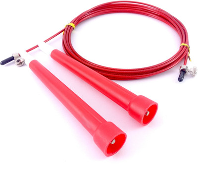 

Elan STEEL Speed Skipping Rope(Red, Pack of 1)
