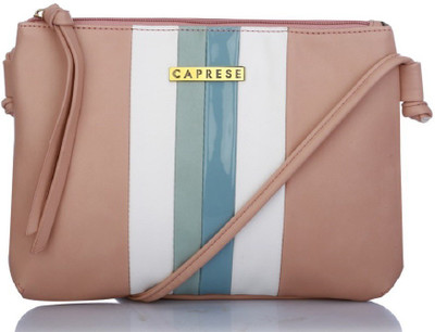 

Caprese Women Casual Pink Leatherette Sling Bag