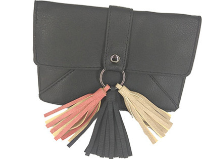 

BAEnagari Women Casual Black PU Sling Bag