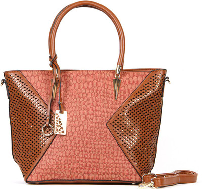 

Norman Todd Women Casual Orange Rexine Hand-held Bag