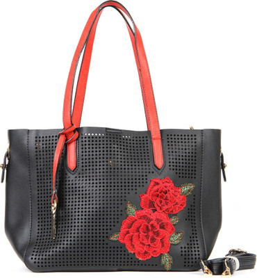 

Norman Todd Women Casual Black PU Hand-held Bag
