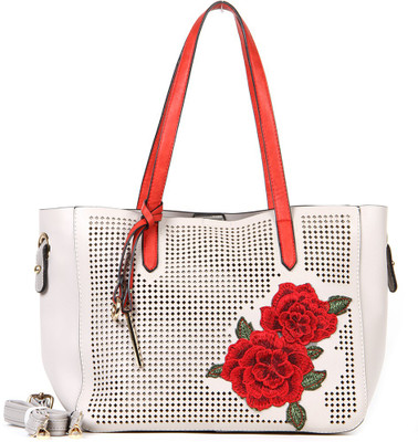 

Norman Todd Women Casual White PU Hand-held Bag
