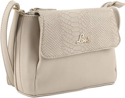 

Lavie Women Casual Beige PU Sling Bag