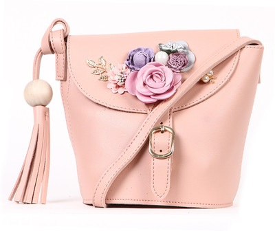 

Norman Todd Women Casual Pink PU Sling Bag