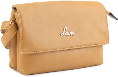 

Lavie Women Casual Yellow PU Sling Bag