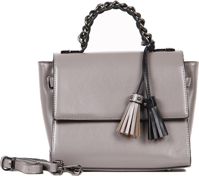

Norman Todd Women Evening/Party Grey PU Hand-held Bag