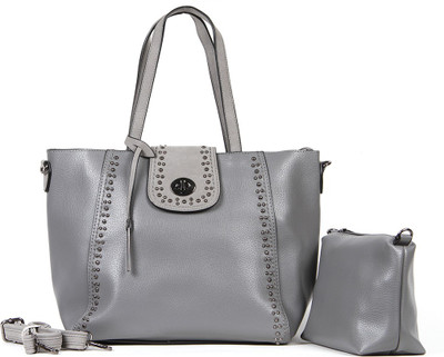 

Norman Todd Women Casual Grey PU Hand-held Bag