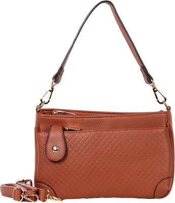 

Norman Todd Women Casual Brown PU Hand-held Bag