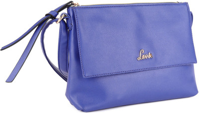 

Lavie Women Casual Blue PU Sling Bag