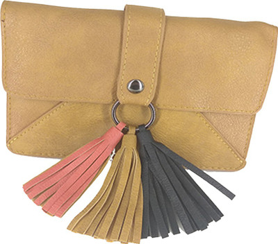 

BAEnagari Women Casual Beige PU Sling Bag