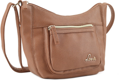 

Lavie Women Casual Brown PU Sling Bag