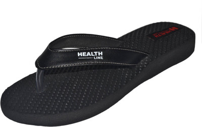 

Health Line Flip Flops, Black