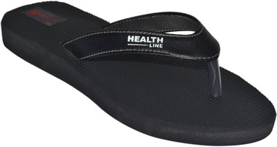 

Health Line Flip Flops, Black