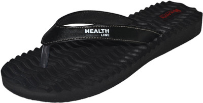 

Health Line Flip Flops, Black