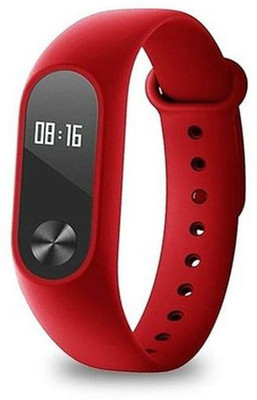 

ZEVORA M2 water proof Smart fitness Band/ Smart Watch/ Health Watch/ compatible with Bluetooth or Heart Rate sensor(Red Strap, Size : Free)