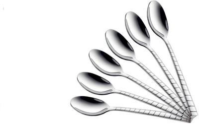 Shapes ZACK DESIGN Stainless Steel Tea Spoon Set(Pack of 12)