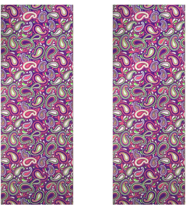 

Vritraz Printed, Extra Thick, Premium, Eco Safe, Non Slip With Free Carry Bag WaterDrop WaterDrop (Pack of 2) Purple 6 mm Exercise & Gym Mat, Multicolor