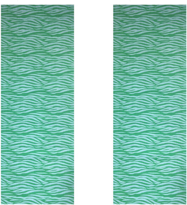 

Vritraz Printed, Extra Thick, Premium, Eco Safe, Non Slip With Free Carry Bag GreenWave GreenWave (Pack of 2) Green 6 mm Exercise & Gym Mat, Multicolor