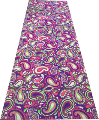 

Vritraz Printed, Extra Thick, Premium Eco Safe, Non Slip, Free Carry Bag Purple 6 mm Yoga Mat