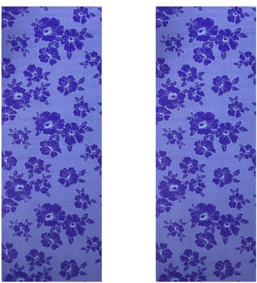 

Vritraz Printed, Extra Thick, Premium, Eco Safe, Non Slip With Free Carry Bag BlueFlower BlueFlower (Pack of 2) Blue 6 mm Exercise & Gym Mat, Multicolor