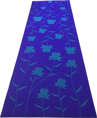 

Vritraz Printed, Extra Thick, Premium Eco Safe, Non Slip, Free Carry Bag Blue 6 mm Yoga Mat