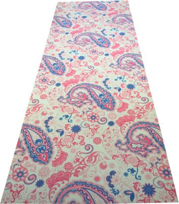 

Vritraz Printed, Extra Thick, Premium Eco Safe, Non Slip, Free Carry Bag Pink 6 mm Yoga Mat