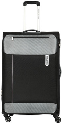 

American Tourister Portugal SP Expandable Check-in Luggage -  inch(Black, Grey