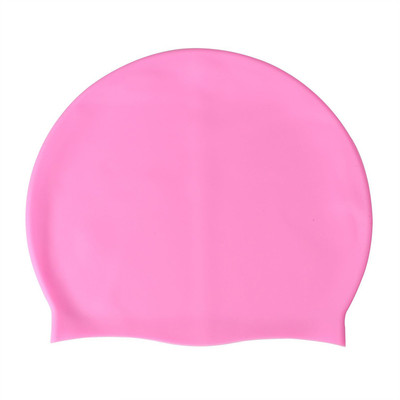 

Xerobic Stylish Silicone Solid Waterproof Swim Cap for Men Women Youth & Children Basic Non- Slip Lightweight Durable for Tanning Professional and Recreational Swimmers Swimming Cap(Pink, Pack of 1)