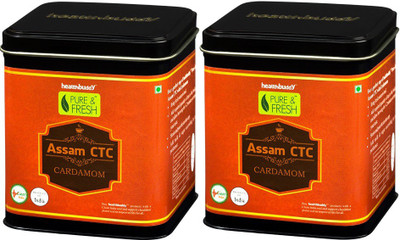 

Healthbuddy Assam CTC Cardamom Tea, 2 Packs of 150 gm Each Cardamom Tea Box(300 g)