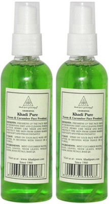 

KHADI PURE GRAMODYOG NEEM & CUCUMBER FACE FRESHENER(200 ml)