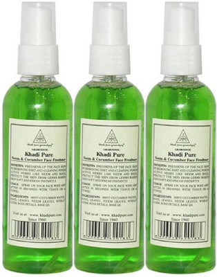 

KHADI PURE GRAMODYOG NEEM & CUCUMBER FACE FRESHENER(300 ml)