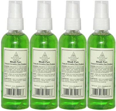 

KHADI PURE GRAMODYOG NEEM & CUCUMBER FACE FRESHENER(400 ml)