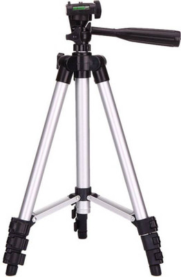 Doodads Universal Professional Tripod - 3110 Portable & Foldable Camera - Mobile Tripod With Mobile Clip Holder Bracket , Fully Flexible Mount Cum Tripod , Standwith Three-dimensional Head & Quick Release Plate Only 150 gm + Black Carry Bag for Canon Nikon Sony Cameras Camcorders iPhone & Androids T