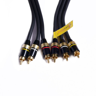 

Signaweld TV-out Cable 3RCA 3 FT METAL(Black, For TV, 1)